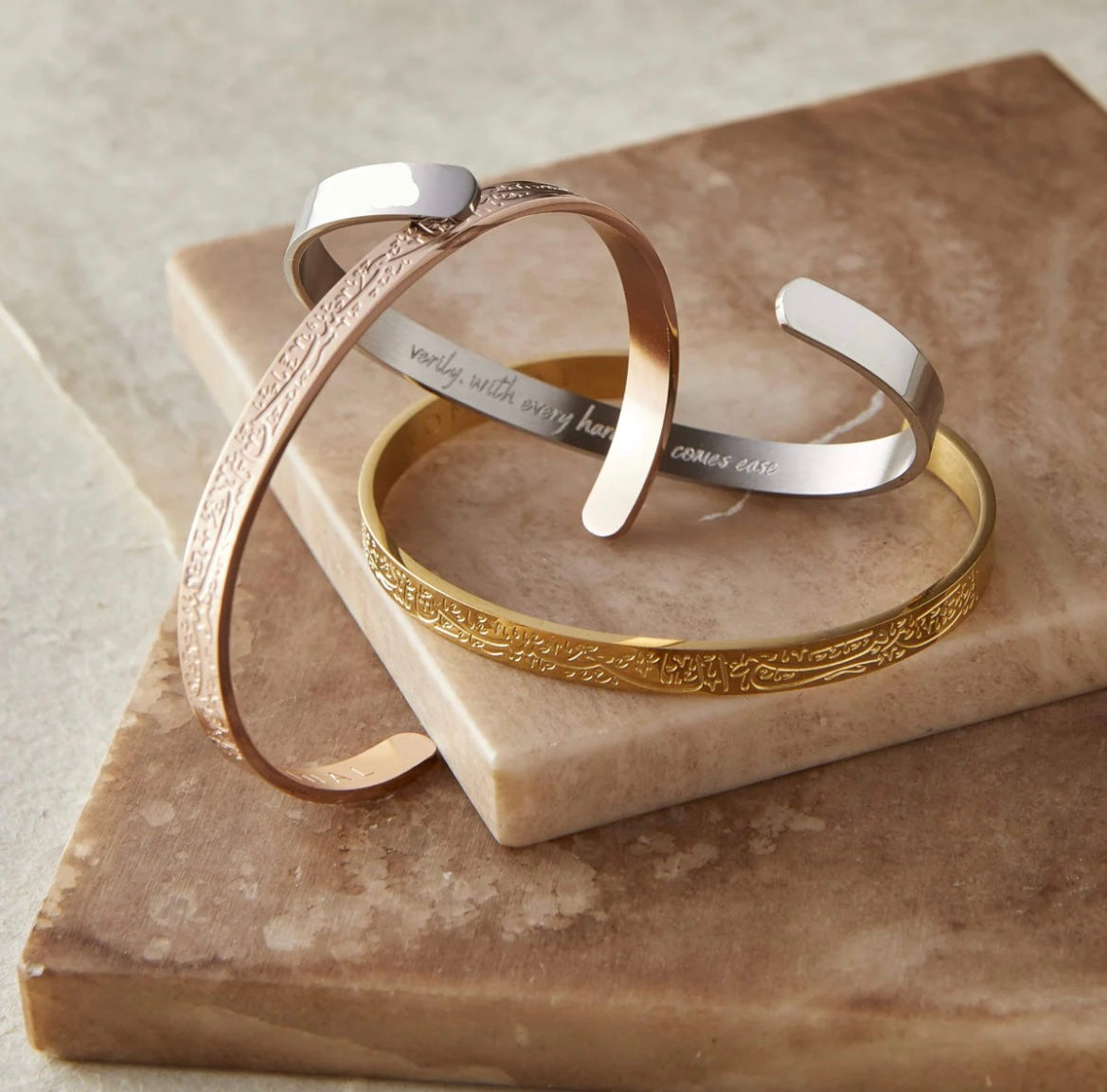 "Verily, with hardship comes ease" Cuff