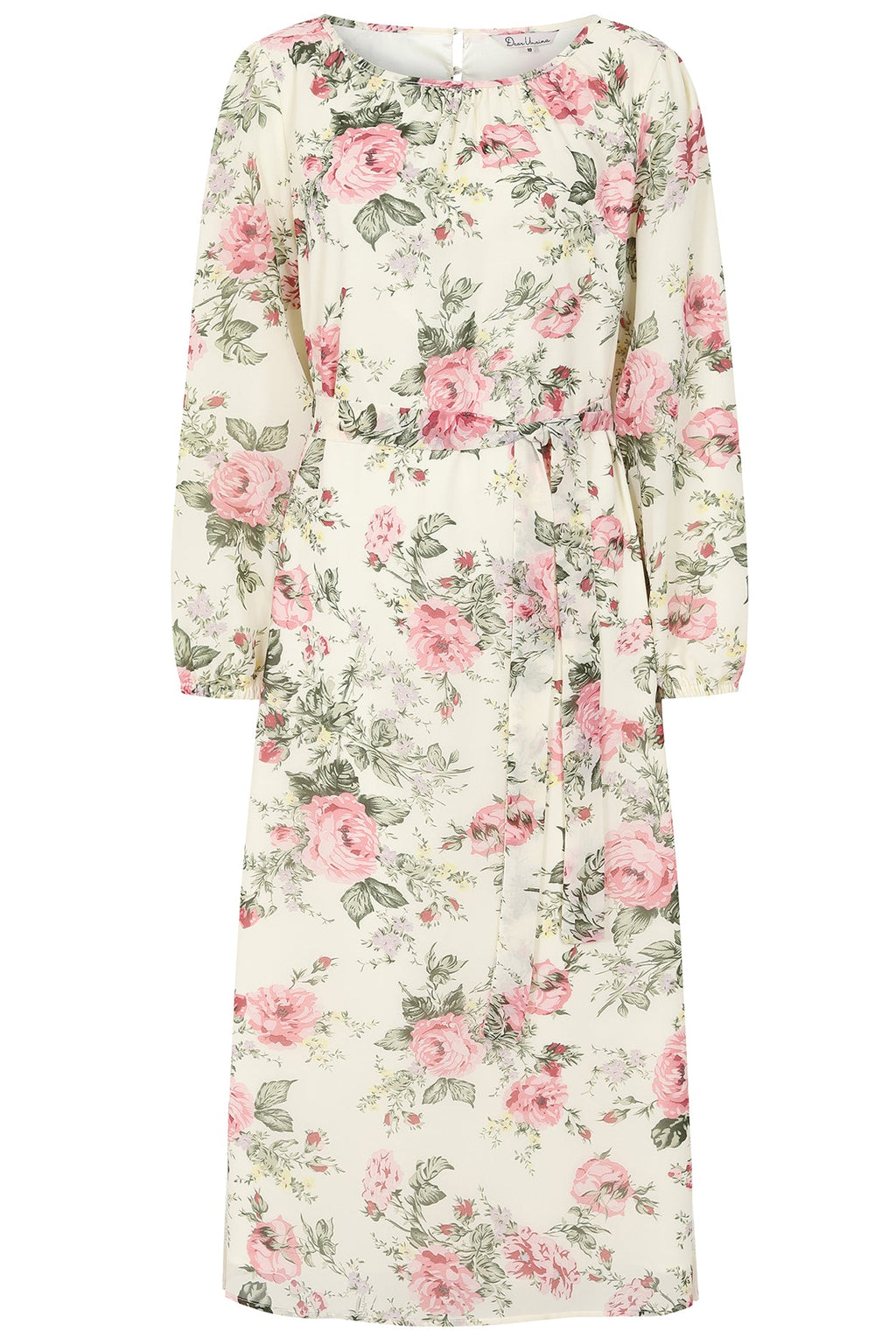Humayra Cream Floral Dress