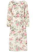 Humayra Cream Floral Dress