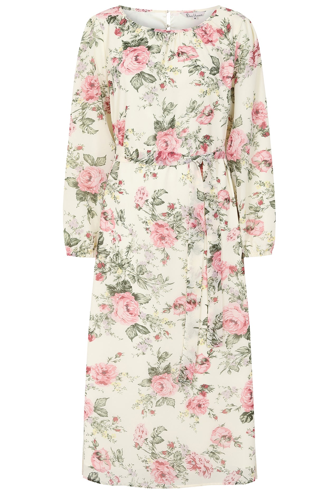 Humayra Cream Floral Dress