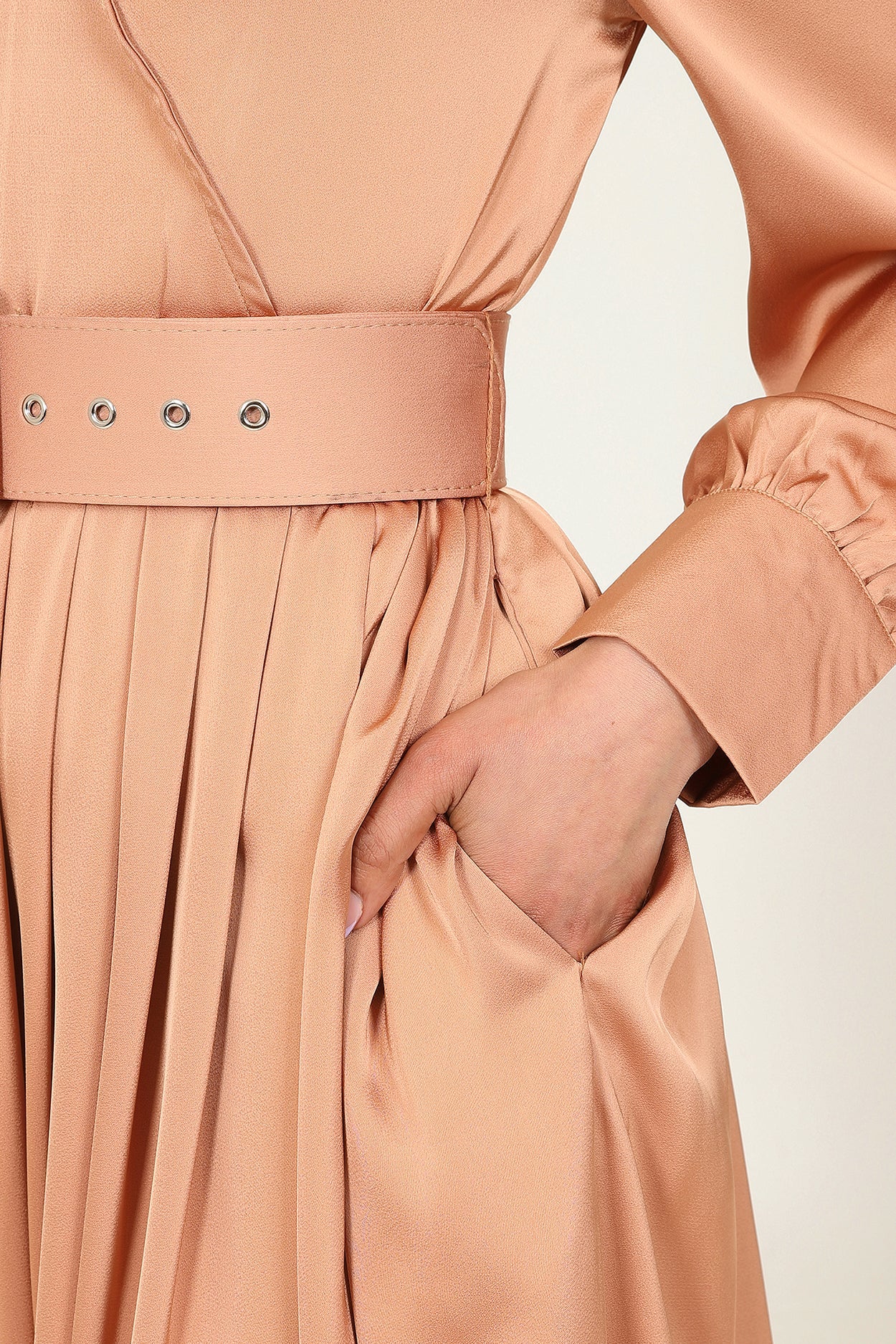 Halima Burnt Orange Dress