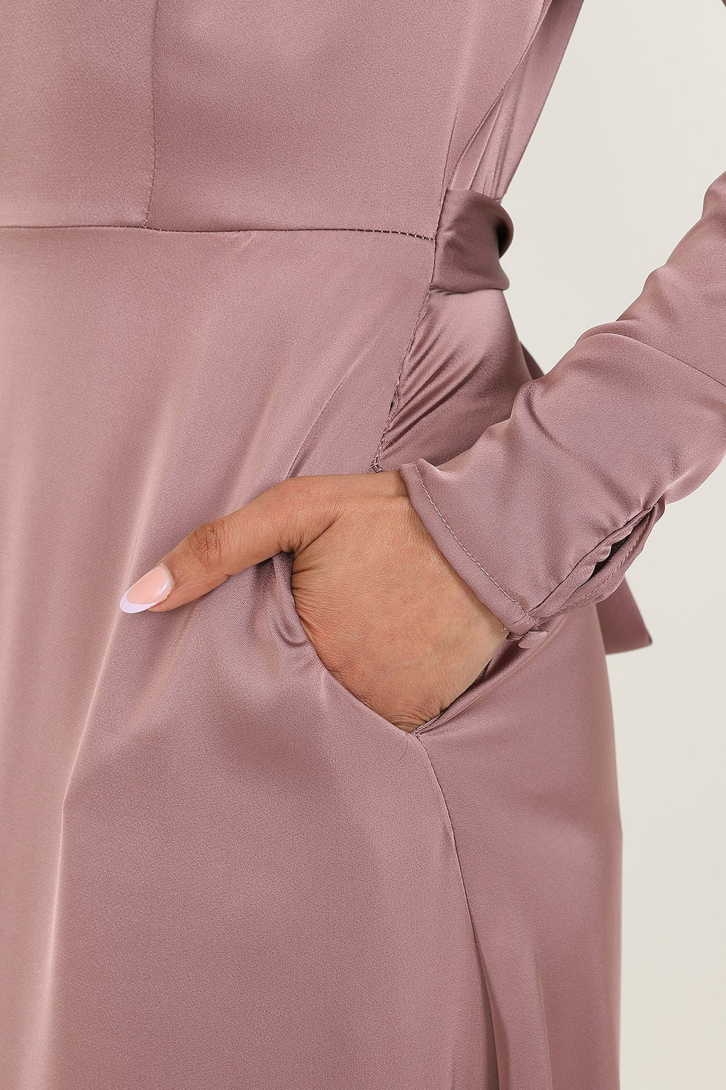 Tayyaba Muted Purple Dress