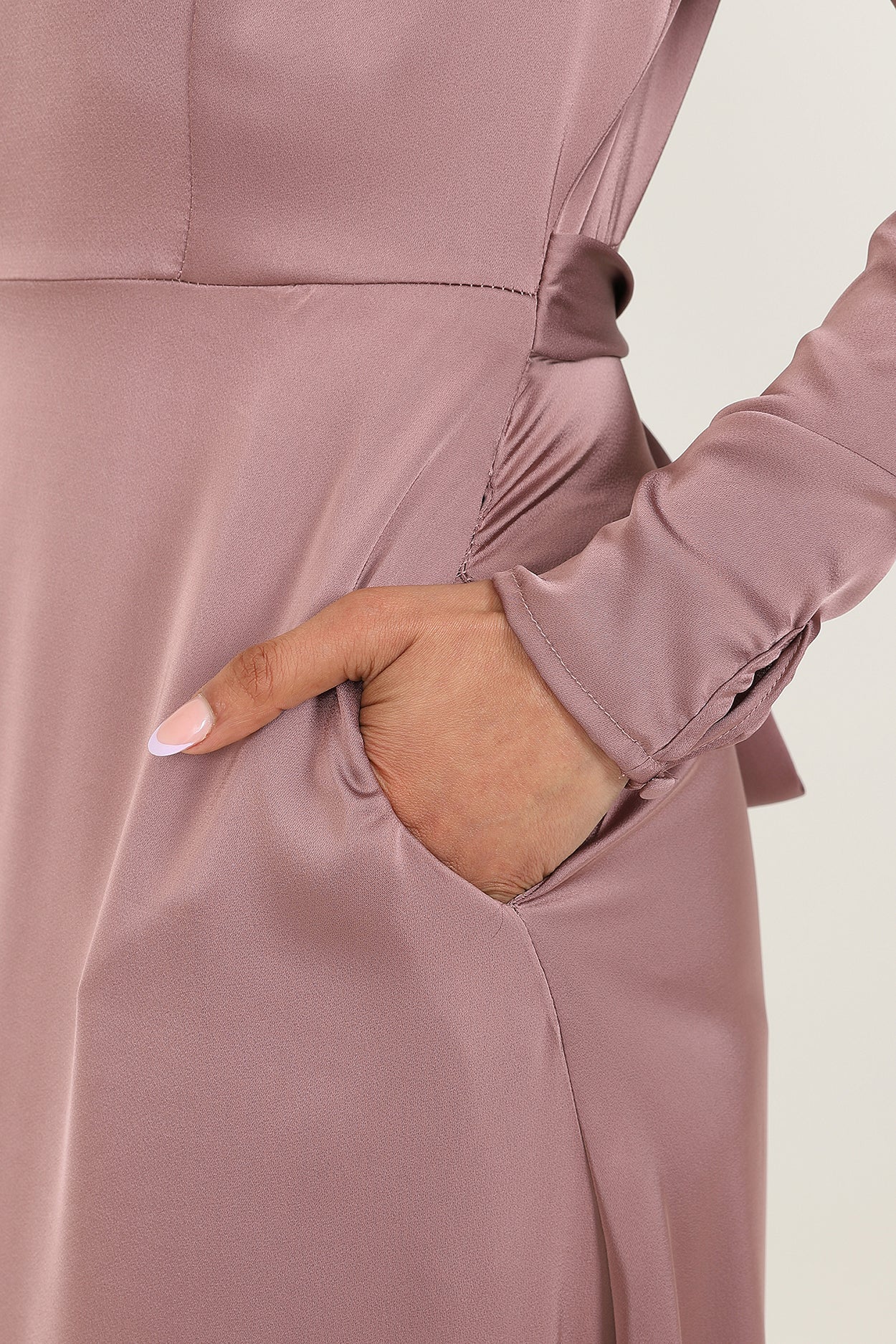 Tayyaba Muted Purple Dress