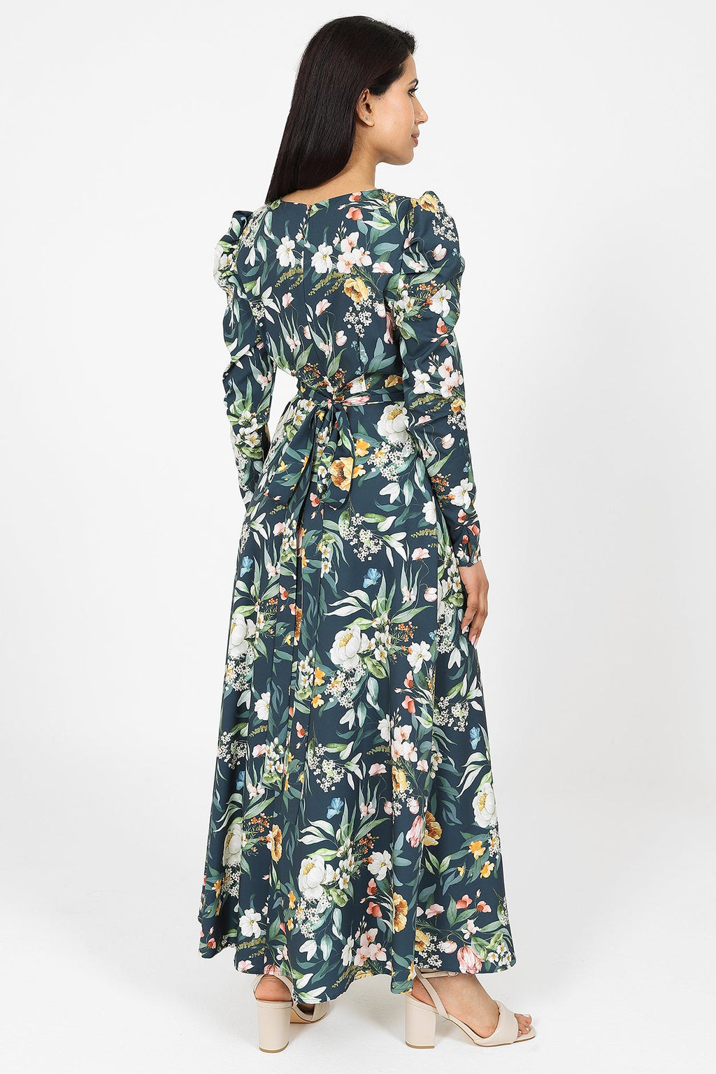 Tayyaba Midnight Bouquet Dress