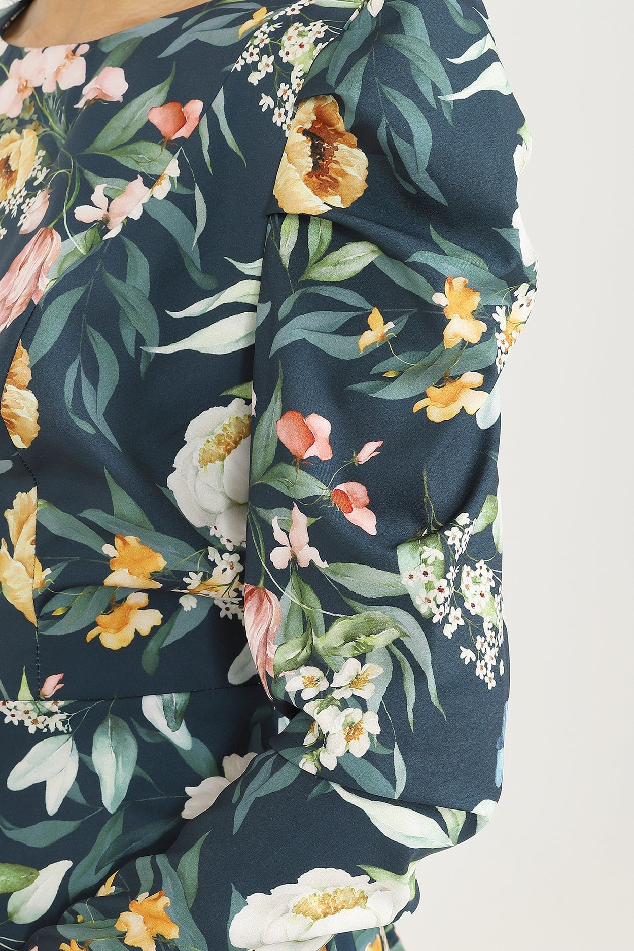 Tayyaba Midnight Bouquet Dress