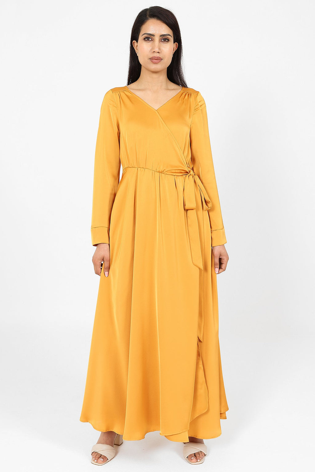 Samiyah Mustard Stain Dress