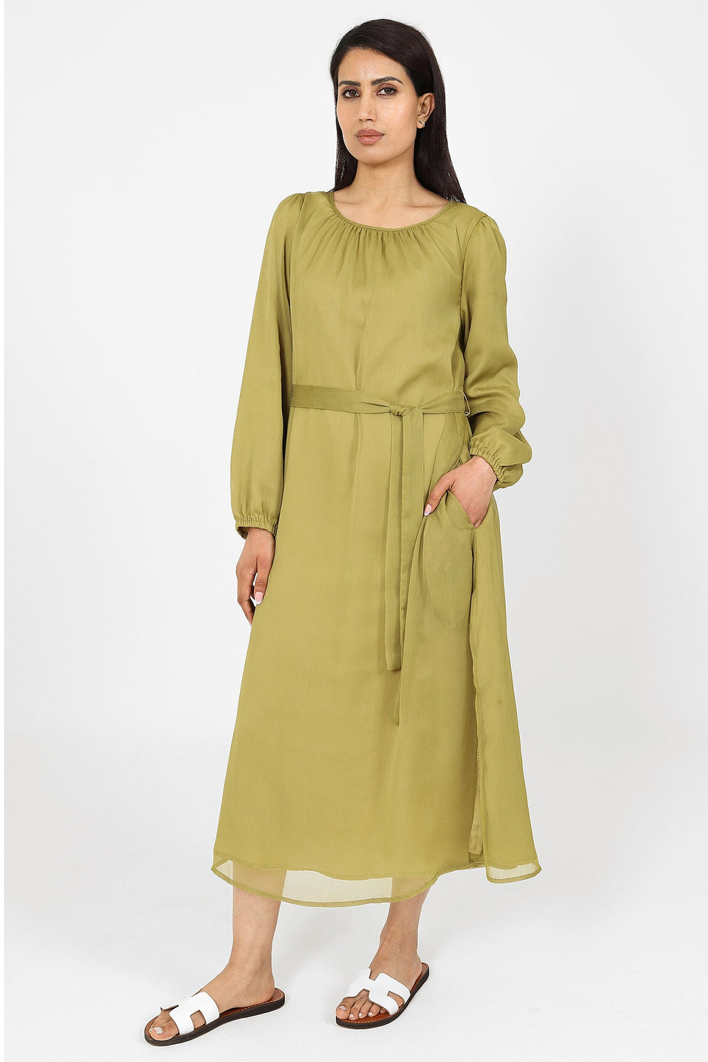 Humayra Green Dress