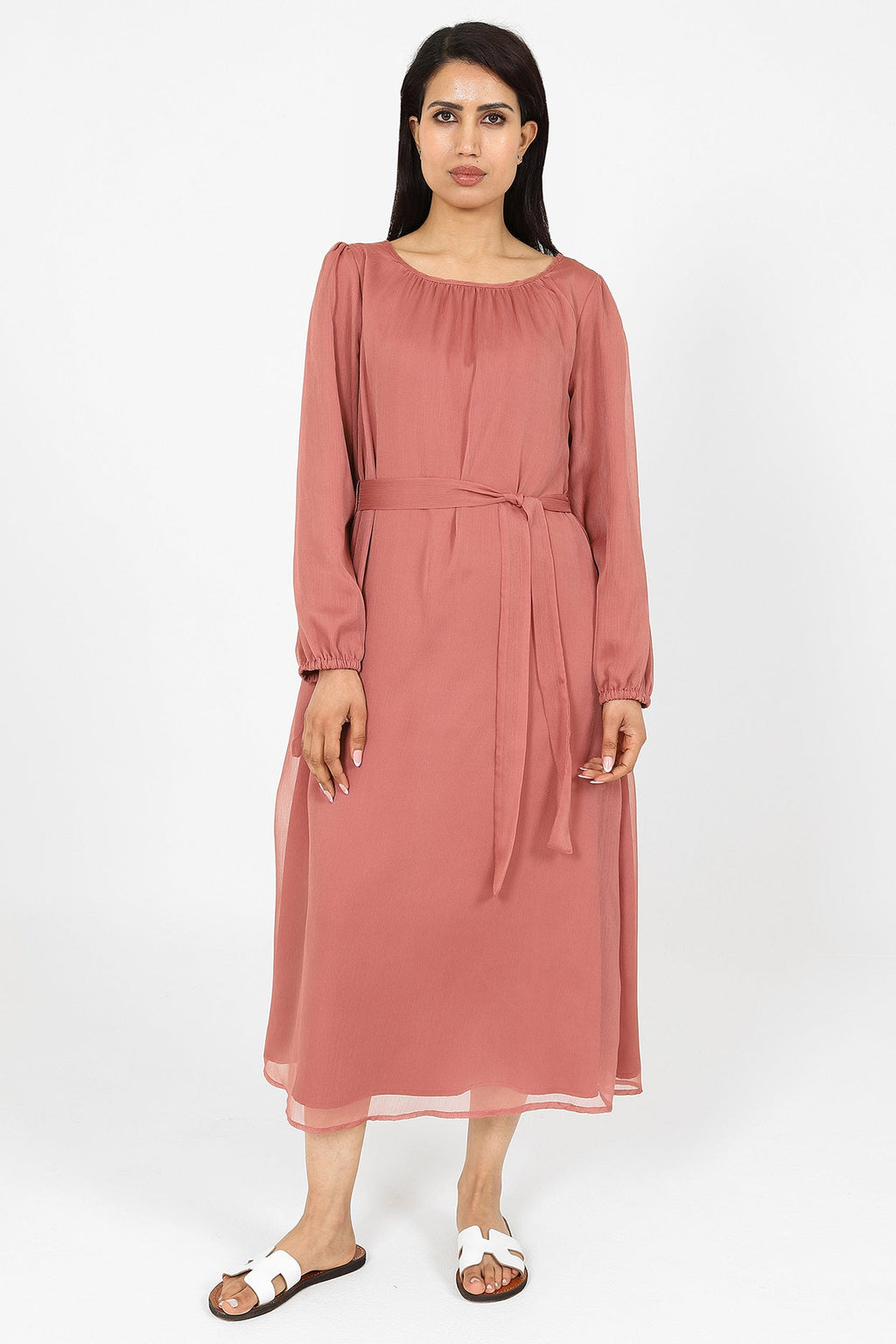 Humayra Chesnut Dress Dress