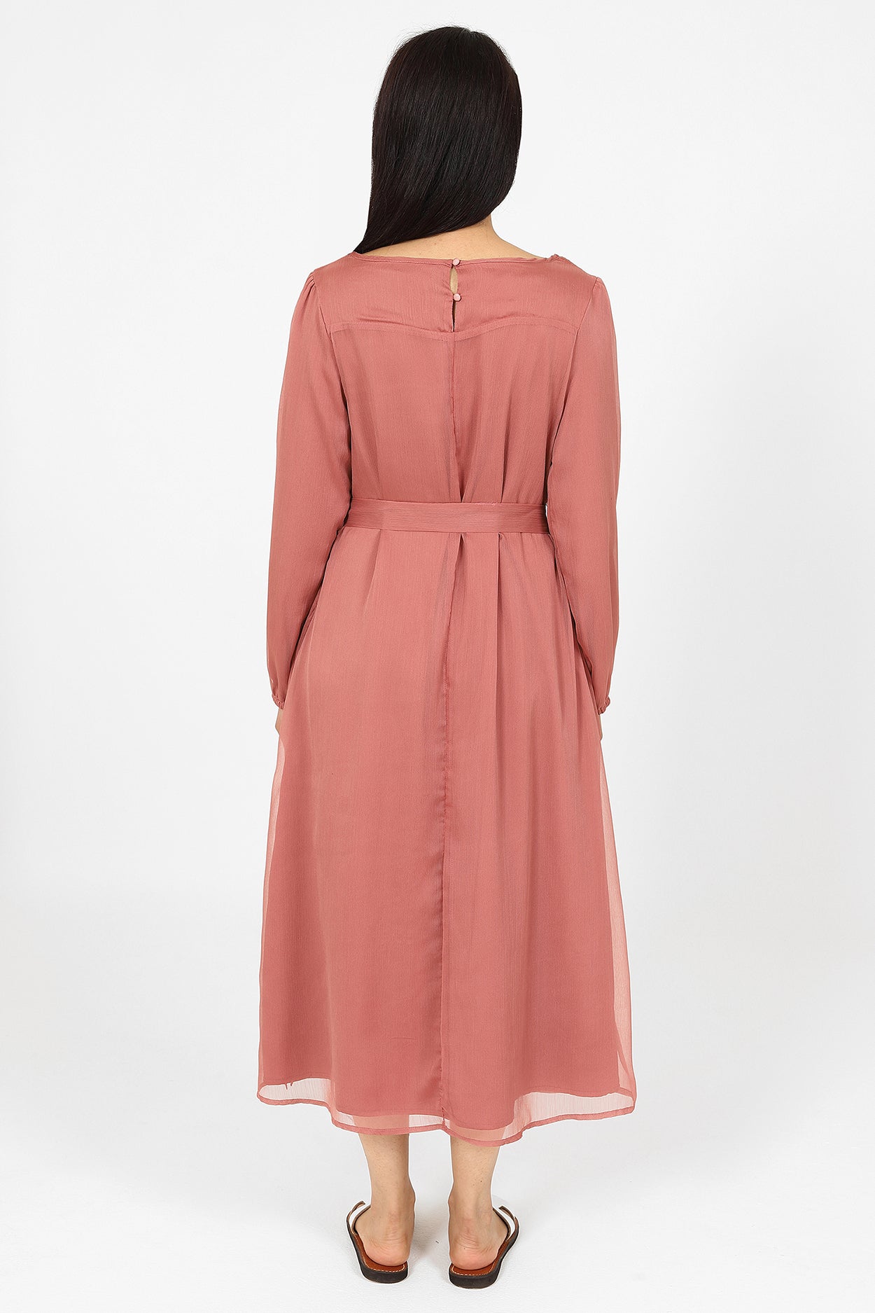 Humayra Chesnut Dress Dress