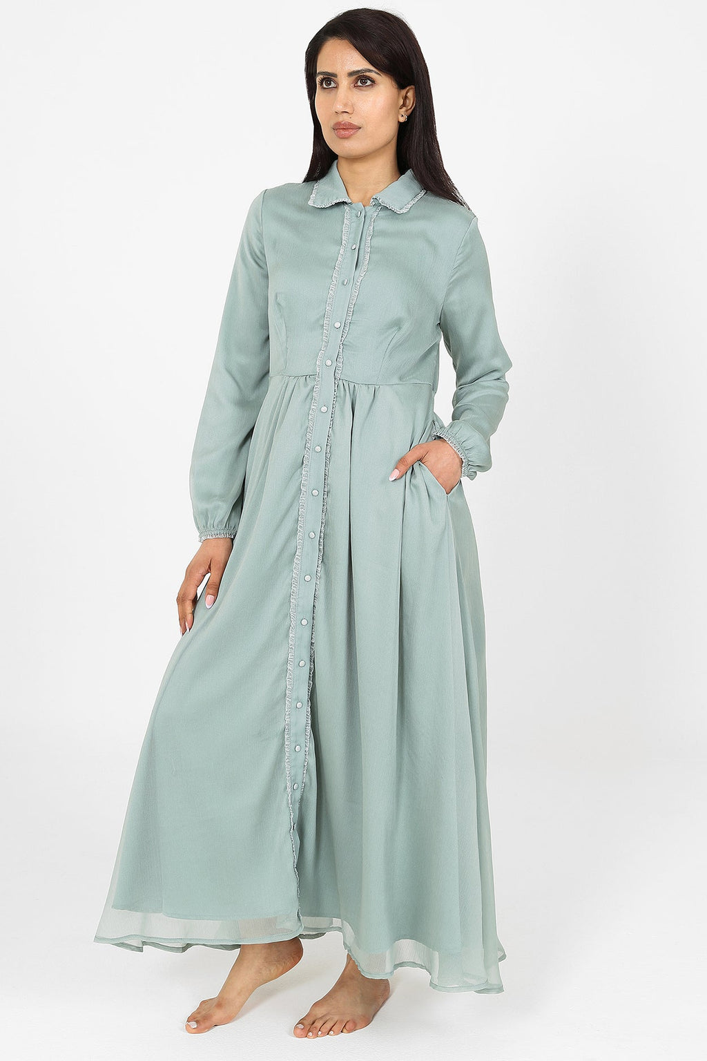 Maidah Seafoam Dress
