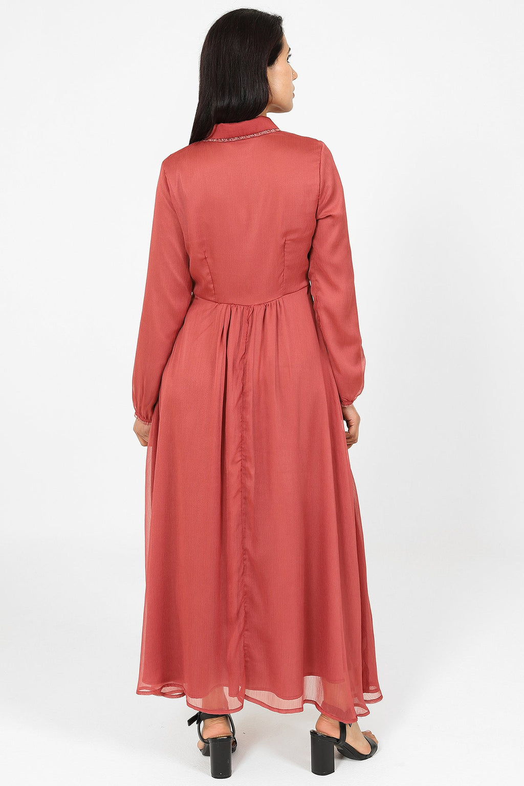 Maidah Crimson Red Dress