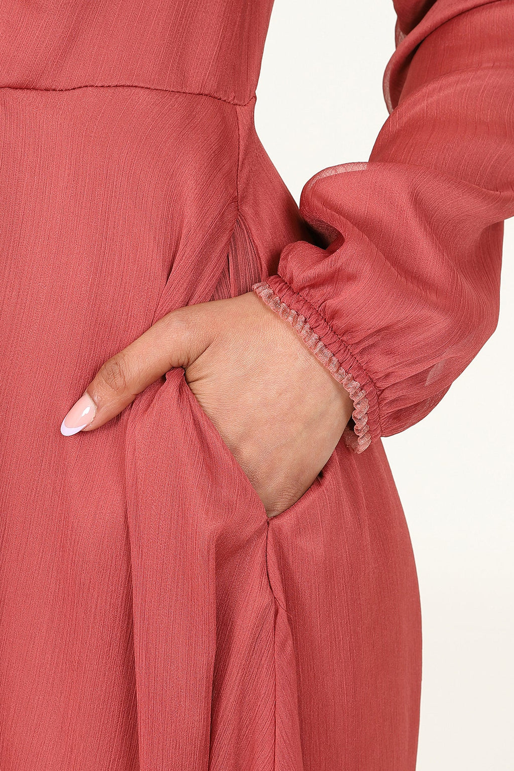 Maidah Crimson Red Dress