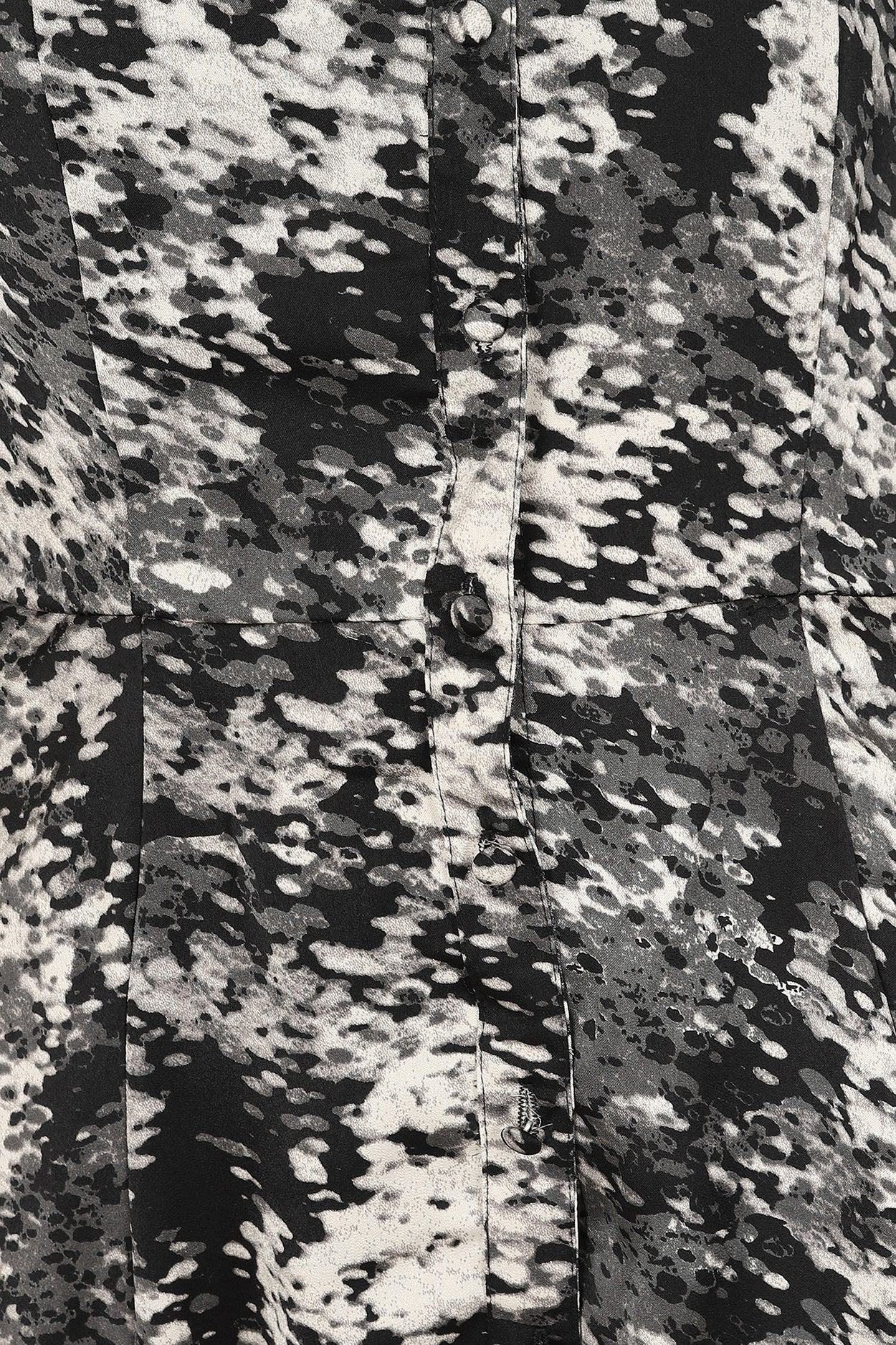 Maryam Grey & White Dress