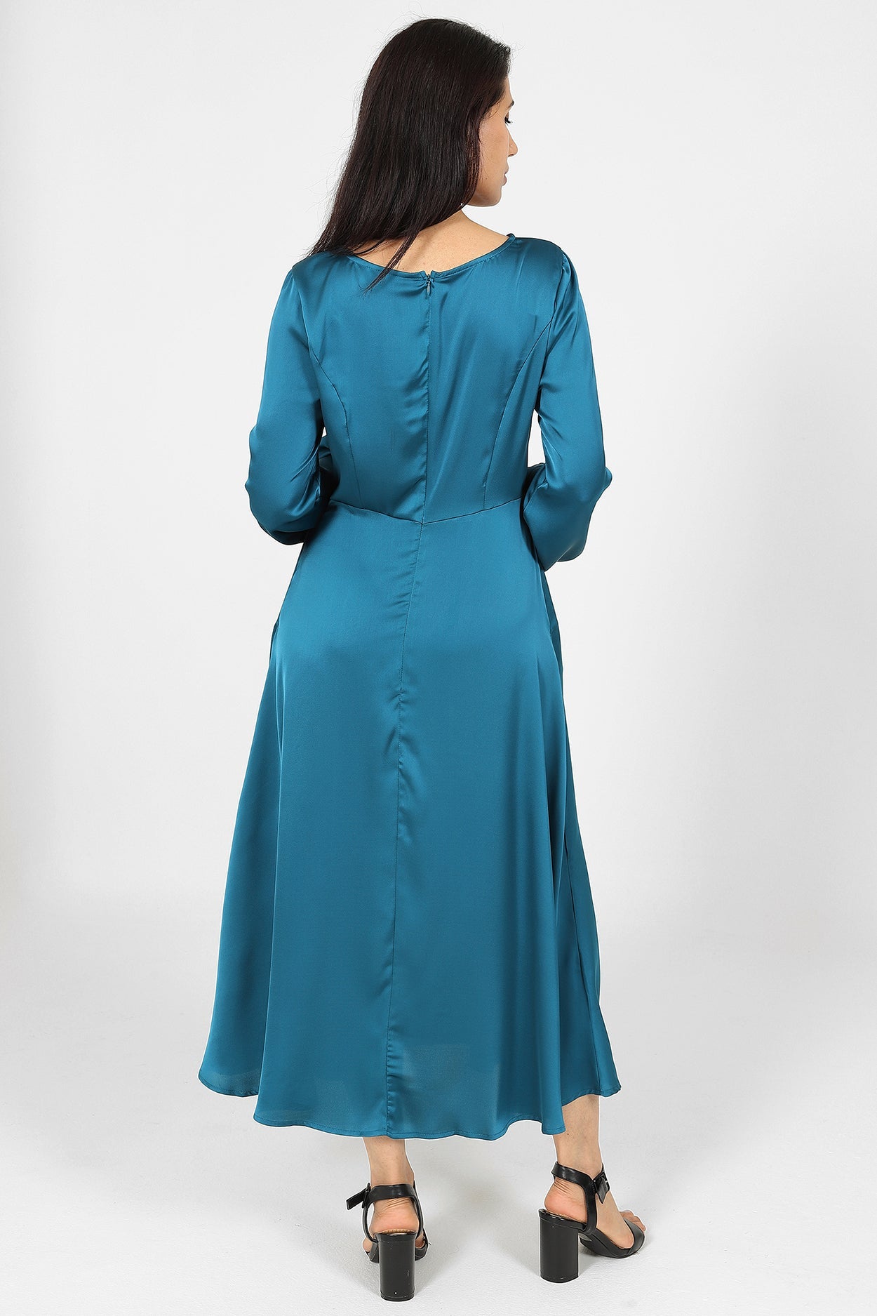 Amina Teal Dress