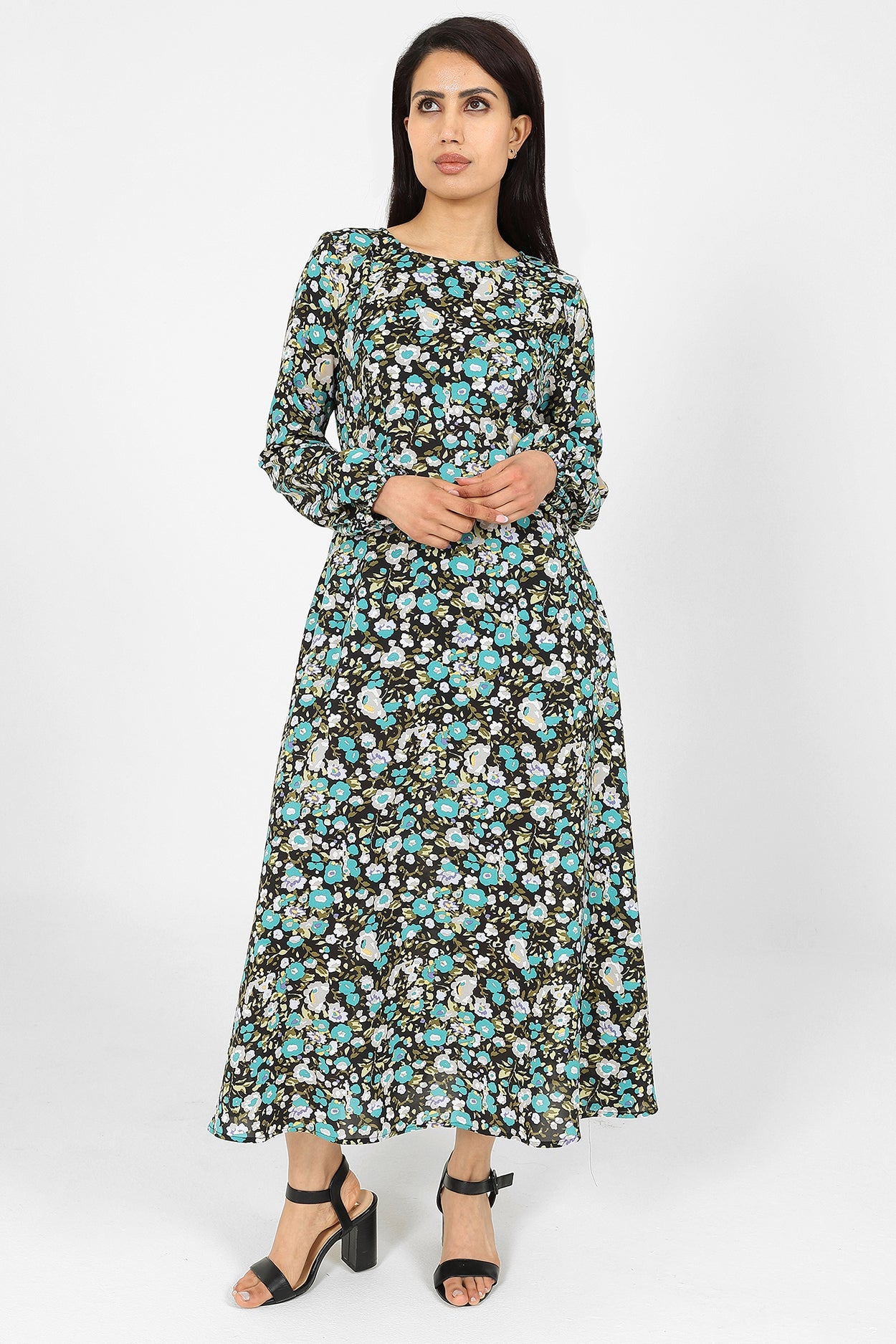 Amina Floral Dress