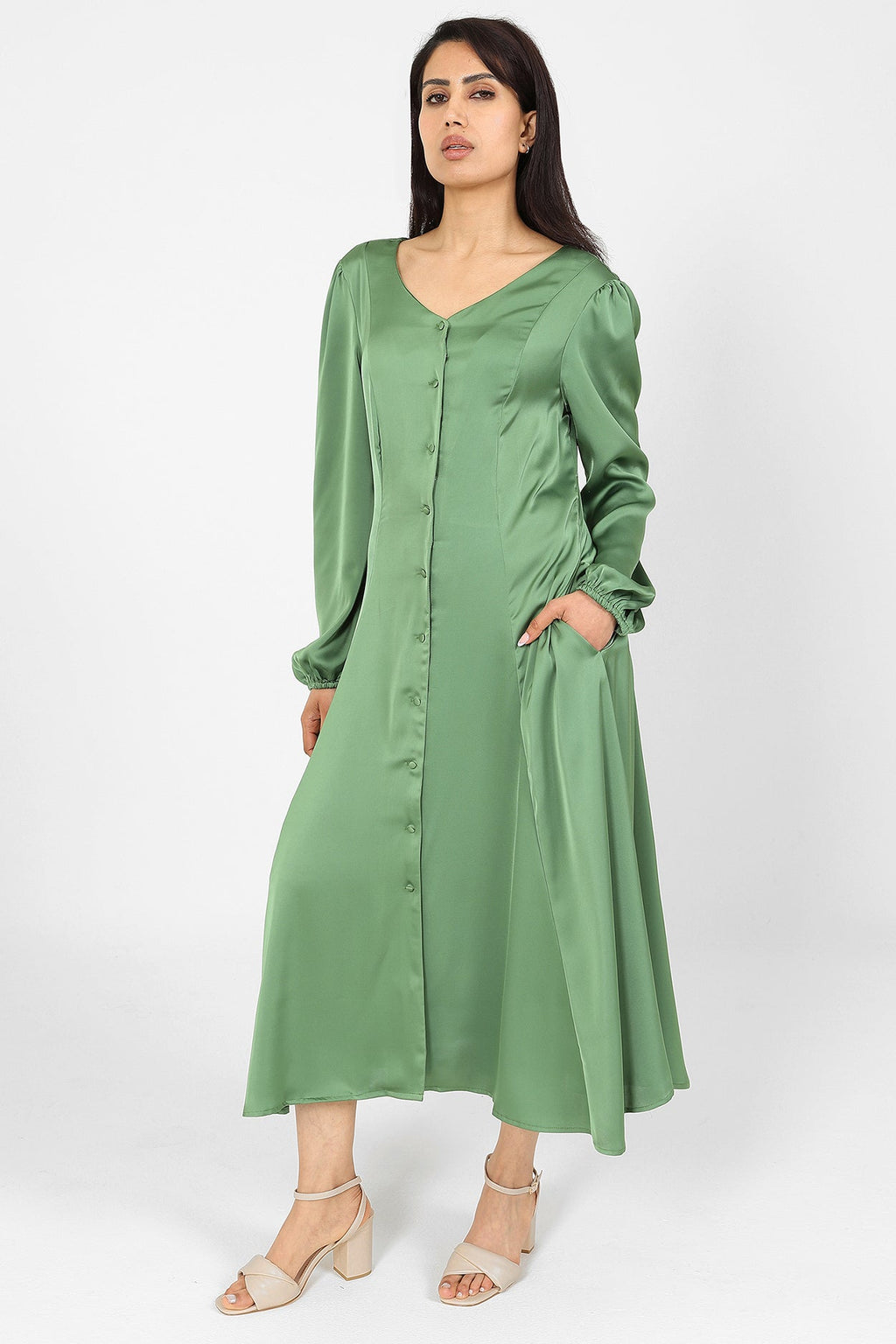 Anisah Green Dress