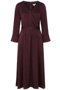 Deep Purple Satin Dress